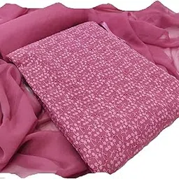 panzora Women's Georgette Lakhnavi Chiply Work Unstitched Salwar Suit Dress.-picture-31