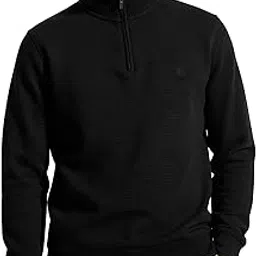 damensch ReNEWd Soft Ribbed Texture, Strong Durable Fabric, Dyes Ottoman Half-Zip Sweatshirts-picture-11
