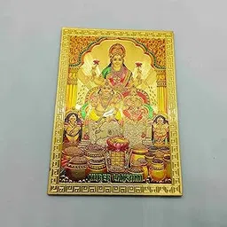 RIYASHREE Lakshmi kubera Fridge Magnet | Laxmi Devi Ashtalakshmi Kuber Magnets | Lakshmi Devi Fridge Magnet-image-2