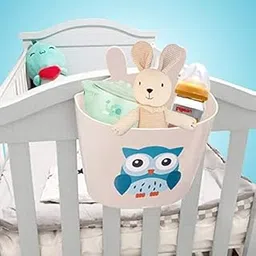 3NH® 1pc Baby's Cot Sundries Storage Bag Cartoon Pattern Adorable Convenient-picture-67