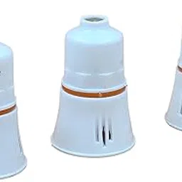 INDRICO Pendant Blub Holder for Electric/LED Blub for Indoor and Outdoor uses with Brass Connector PVC White (Pack of 10)-picture-52