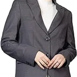 chkokko Women Solid Regular Fit Stylish Formal Blazer-picture-11
