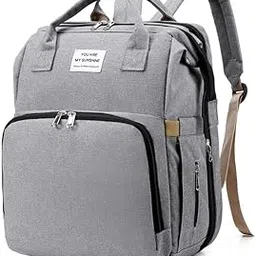 maalove diaper backpack with changing pad | Foldable Mummy Bag With Integrated Bassinet, Travel Crib, And Waterproof Design | Backpacks | Foldable Bag | Travel Bags | Diaper Bag | Shoulder Bag.-picture-15