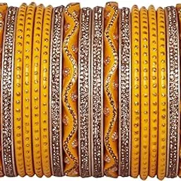 taj bridal store Karwa Chauth Special Designer Lac Bangles Set in Zig-Zag Design-picture-34