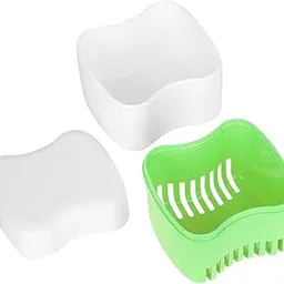 Ubervia® False Teeth Container, False Teeth Storage Box Denture Box for Elderly Save Dentures(Green)-picture-13