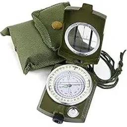 URBAN BOX (Device of C) Professional High Accuracy Metal Waterproof Military Compass for Directions (8 X 6.5 X 3 Cm, Green)-image-5