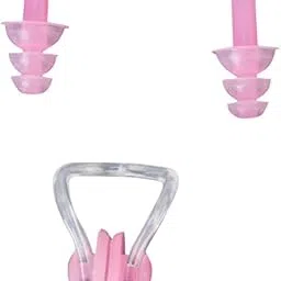 GlobalNiche® Pink Waterproof Soft Silicone Swimming Set Nose Clip + Ear Plug Earplug Tool (Pink) (6438)-picture-19