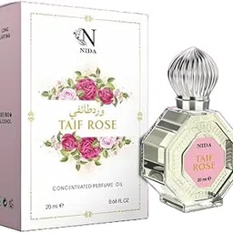 SIYAROMA Concentrated Perfume Oil 20ml – Alcohol-Free, Long-Lasting Natural Mogra Attar for Men & Women, Floral Fresh Fragrance (Taif Rose)-picture-41