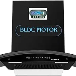Faber 75cm 1500m3/hr BLDC Autoclean Chimney|Black Matt Filterless|Oil Collector|Touch & Gesture Control|9 Speed Control|LED|12 Yrs Warranty on Motor, 2 Yrs Comprehensive|HOOD IRIS BLDC FL HC BK IN 75-picture-11
