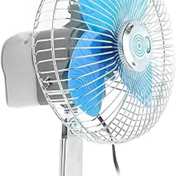 12V DC Car Fan, Universal Vehicle Cooling Fan with Mounting Clip, Blue-picture-12