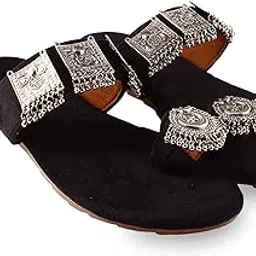 apratim Velvet Women'sGirls Stylish Fashion Flat-051-picture-30