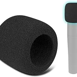 SOULWIT 6Pcs Microphones Pop Filter for Shure SM57 SM-57, SM57 Pro, Protective Mic Cover Windscreen Foam - Black image 1