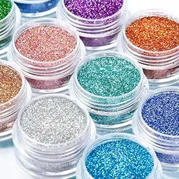 Holographic Nail Glitter 12 Colors Holo Laser Superfine Nail Pigment Holo Nail Art Powder Set Holographic-picture-41