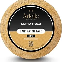 Artello® Ultra Hold HAIR PATCH TAPE for Men, Double-Sided Cotton-Cloth Tape for Base Installation, Waterproof Hair Wig Tape, Max Hold for upto 2 Weeks (Yellow, 1 Inch x 5 Meter)-picture-39