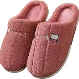 shoemusq Home Flip-Flops & Slippers Indoor Non-Slip Soft Fur Flip Flop Slides And Slippers Cute Bear Flip Flops for Women-picture-14