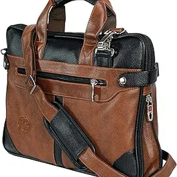storite PU Leather Expanded 14 Inch Laptop Shoulder Messenger Sling Office Business Travel Bag for Men & Women-picture-32