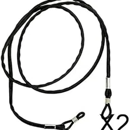atorse 2xBlack PU Leather Non-Slip Eyeglasses Chain Holder Necklace Glasses Strap-picture-43