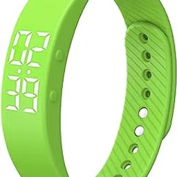 findtime Fitness Tracker Watch without Smartphone No Bluetooth No APP USB Charge Pedometer Sports Digital Green Wristwatch Suitable for Mens Womens Students Teenagers Teens-image-55
