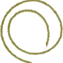3 MM Peridot Gemstone Round Faceted Bead String NS1289-image-17