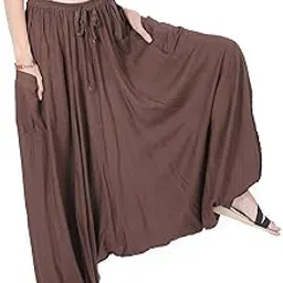 whitewhale Men Women Summer Loose Baggy Hippie Boho Gypsy Harem Pants-picture-40