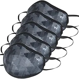 Wildcraft Unisex-Adult Polyester SUPERMASK W95+ Reusable Outdoor Respirator 5P : SUBLIPRINT : BLK_TRIZI : M (8903338298113 Medium)-picture-28