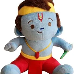 HUG 'n' FEEL SOFT TOYS – Krishna JI 25cm Soft Toy Plush Toy | Big Stuffed Animal | Ultra Soft, Huggable & Cuddly Gift for Kids, Girls, Boys | Perfect for Birthday, Valentine’s Day-image-30