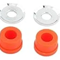STYLEHEAVEN Motorcycle Handlebar Riser Bushings Repair 56157-85T for Harlay Softail Orange Silver image 1
