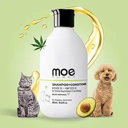 Moe 2-in-1 Shampoo & Conditioner | Sulfate & Paraben-Free | Conditioner for Dogs & Cats (300 ML)-picture-22