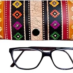 silkykraftz Genuine Leather Shantiniketan Spectacle Case-picture-13