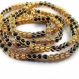 upavista Beads Gold-plated Mangalsutra Plated Brass, Copper Chain-picture-26