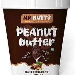 Mr Nutts Rich & Creamy Chocolate Peanut Butter| Crunchy Spread with Dark Chocolate, No Palm Oil, No Artificial Sweeteners, 100% Natural & Gluten-Free (1Kg, crunchy)-picture-10