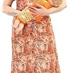 life-tale Women's Cotton Feeding/Maternity Maxi/Nighty/Night Gown-picture-37