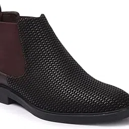 carlton london Men's Chelsea Slip-On Round Toe Comfortable Boot-picture-21
