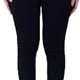 girlfriend Solid Denim Shiny Knitted Strip High Waist Slim Fit Stretchable Ankle Length Jeans for Women/Girls-picture-24