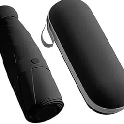 ldg ware Travel Mini Folding Compact Umbrella with Case, Manual Open 6 Ribs Lightweight Portable, Small Sun & Rain Pocket Umbrella for Girls and Women- Use in Rain & Summer-picture-11