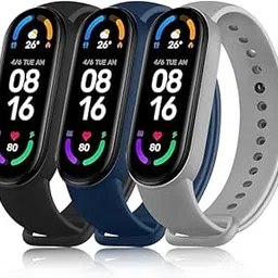 EDNITA Mi Band 5 Strap Original & Mi Band 6 Strap for Watch M5/M6 Band Bracelet Adjustable Wristband Sports Band Watch Strap Soft Silicone Replacement Straps-picture-57