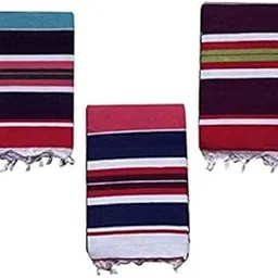 ELSTONE Home Cotton Floor Mat, Dari, Satranji, Dhurrie, Rugs – (Size 2.5 FT X 5.8 FT - Multi - Colour) for Bed Room, Living Room, Garden, Picnic, Yoga – Pack of 3 Pieces-image-35