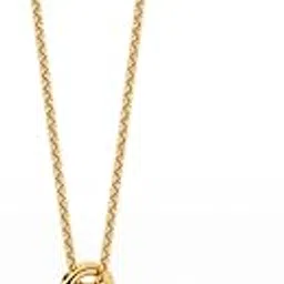 caratlane 9 KT Yellow Gold Sangria Infinity Gemstone Pendant for Women image 1