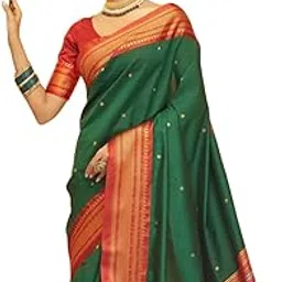 aura silk women solid saree, Reception Saree, printed saree for women, Ready to Wear, Pashmina fabric Saree for Women-picture-15