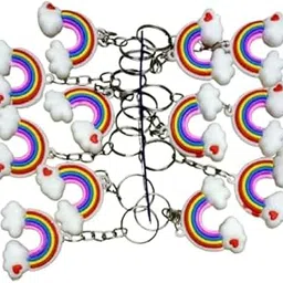 Sk Toys Set of Return Gifts Toys - Cartoon Character KeyChains 3 cm each (Pack Of 24) for Kids Children at Party (Rainbow)-picture-52