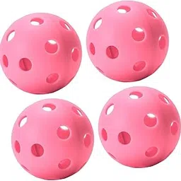 MERISHOPP Indoor Pickleball Balls 26 Holes Hard 74mm for Tournament Play Indoor Courts 4pcs| Sports Equipment | Outdoor Sports Gear | Exercise Gear-image-86