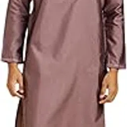 diwas by manyavar Men's Art Silk Thread Work Kurta Set (2pcs)-picture-26