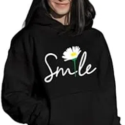 Liula Corporation Smile Printed Flower Latest Printed Stylish Casual Trendy Best Winter Jacket Hoodies for Swetshirt Women and Girl-picture-33