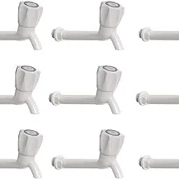 Cossimo PVC Polo White Long Body Bib Cock (Pack of 9)-picture-49