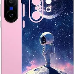 AtOdds Mobile Skin Sticker Wrap | Compatible for VIVO X200 FE (5G) | Scratchproof Matte Finish | Full Coverage for All Sides & Camera Protection (Moon) image 1