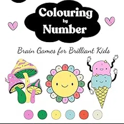 Colouring by Number - Brain Games for Brilliant Kids - 6+ Years Old | Brain Boosting Coloring | Best Birthday Gifts for Boys & Girls-picture-47