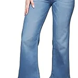 miss chase Women's Relaxed Mid Rise Regular Stretchable Denim Jeans-picture-15