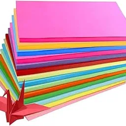 Eclet 40 pcs Color A4 Medium Size Sheets (10 Sheets Each Color) Art and Craft Paper Double Sided Colored set 167-image-16