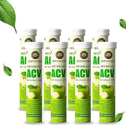 Apple Cider Vinegar Effervescent Tablets | Pack of 8 Tubes (120 Tablets) | With Garcinia, L-Carnitine, Vitamin B6 & B12 | Refreshing Green Apple Flavour | Daily Detox & Wellness Drink | Zero Sugar-picture-13