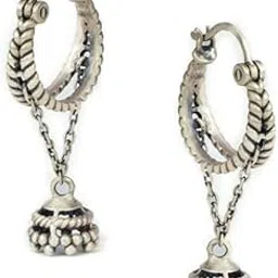 shaya by CaratLane Allurement Earrings in Oxidised 925 Silver-picture-42